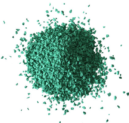 Wet Pour EPDM Rubber Granules Surface Recyclable Dark Green Voor speeltuin
