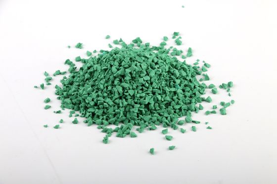 Groen kunstgras EPDM-rubbergranules anticorrosie schokbestendig