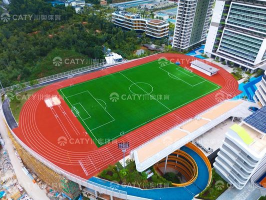 Sandwich System Spray Coating Running Track Voor Universiteitswedstrijdstadion