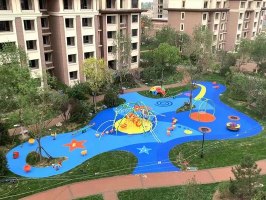 Buitenkinderplein vloer EPDM rubber vloer voor pretpark