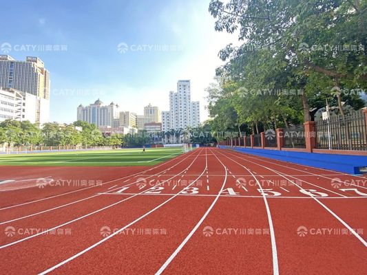 WA Goedgekeurd Klasse II ESP Prefabricated Running Track Sportvloer Athletic Track YUUZ