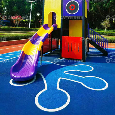 Populaire kleurrijke UV-bestendige EPDM rubbergranules voor hardlopen speeltuinen woonruimte & fitnesspaden