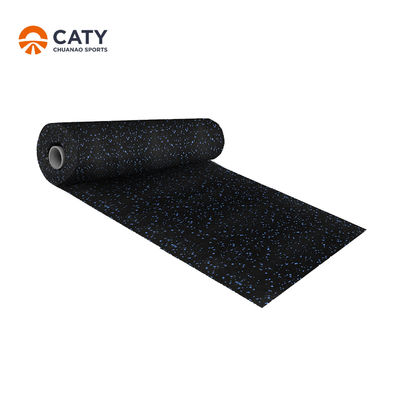 Recycled Black low density soft roll turf base Fitness Rubber Flooring Roll 3-12mm dik voor binnenshuis