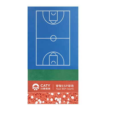 Milieuvriendelijk silicium PU-coating Multifunctionele sportvloeren voor volleybal Basketbal Badminton in sportfaciliteiten Sportclubs Speelplaatsen Parken Recreatiegebied