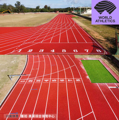 IAAF goedgekeurd High Performance Synthetic EPDM Rubber Running Track Jogging Track voor Sportveld Sportcentrum Trainingcentrum Sportcomplex Sportclubs