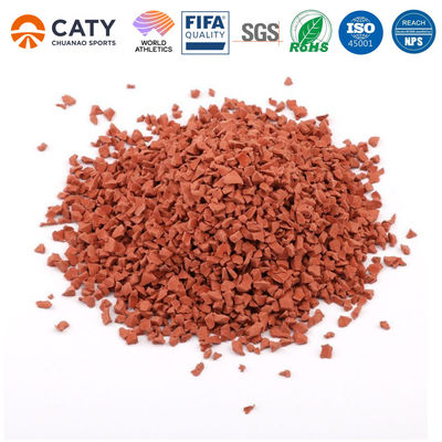 IAAF gekleurde Epdm rubber running track voor rubber jogging track door EPDM SBR jogging granules