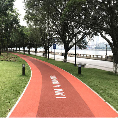 Veilig verbeterde veelzijdige EPDM recreatiepaden voor joggen, fietsen en rolstoelen