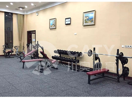 Sport Crossfit Gym vloermatten Vierkante fitness rubberen tegel