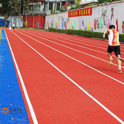 EcoSpray EPDM Rubber Jogging Track Installatie Voor Rubber Track And Field SBR Rubber Crumb Onderlaag