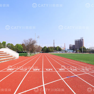 Makkelijke installatie Synthetisch rubber hardlopen Athletics Track Material EPDM Rubber vloer