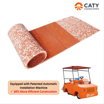 Iaaf Professional 400 meter 8 rijstroken Prefabricated Athletic Rubber Running Track Sandwich PU Binder