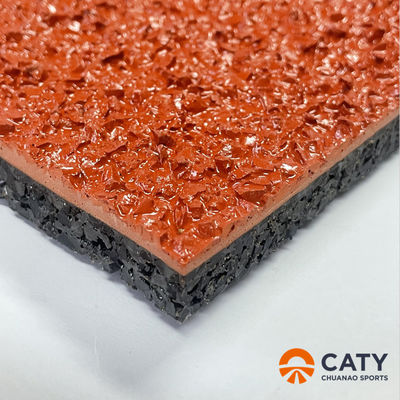 High-Traction Rubberized Athletic Track Surface door professioneel wedstrijd materiaal EPDM SBR Granules