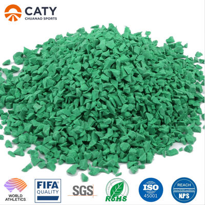Multicolor EPDM rubber granule infills voor voetbalveld voetbalveld speelveld hardloopbaan