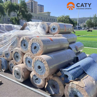 Hot Sale IAAF Running Track Geprefabriceerde high-performance rubberen tapijt Sandwich Running Track
