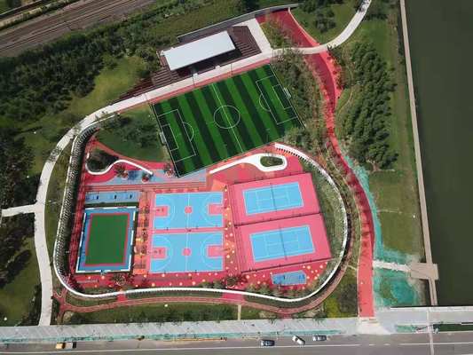 Hoogwaardige TPE-opvulgranula's voor synthetisch voetbalgras - geurloos en niet-verflekkerend, ideaal voor sportvelden