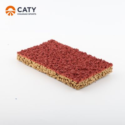 Poreuze, doorlatende hardloopbaan, sneldrogend weerbestendig oppervlak met elasticiteit en duurzaamheid