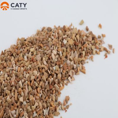Milieuvriendelijke Sbr Rubberkorrels voor hardloopbaan, kosteneffectieve basislaag met superieure schokabsorptie