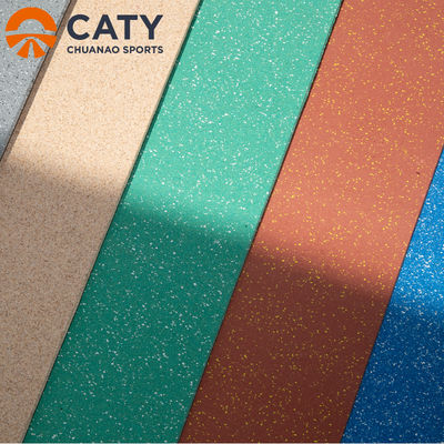 Milieuvriendelijk van 10 mm dikke rubberrol voor commerciële vloeren met 70% EPDM en 30% SBR-granulaten