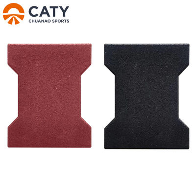 Zware vergrendeling van hond-boten rubbervloeren voor parken, fitnesspaden en paardenstal