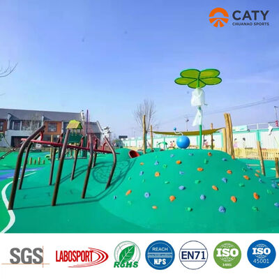 Fabrieksprijs Groen 1-3 mm EPDM rubber granules voor buiten speeltuin voor kinderen