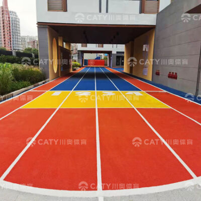 Anti-UV gegummeerd spooroppervlak EPDM rubbergranules Outdoor rubber matten voor speelterrein speeltuin pellets