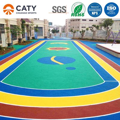 Anti-UV EPDM SBR Rubber Granules voor speeltuin Rubber Mulch Soft Playground Flooring
