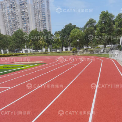 World Athletics gecertificeerde EPDM hardloopbaan met schokabsorptie en 10 jaar levensduur
