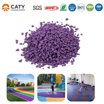 Elastische en duurzame milieuvriendelijke EPDM-granules als basislaag voor fitnesspaden en speeltuinen voor kinderen