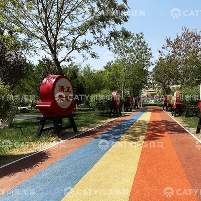 Anti-aging EPDM rubbergranules voor buiten Recreatiepark Trottoir Spelterrein Kinderspeelterrein