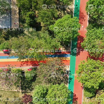 Vibrant gekleurde EPDM-granules voor Jungle Gym Playground Mating Surface Playground Outdoor Health Trail